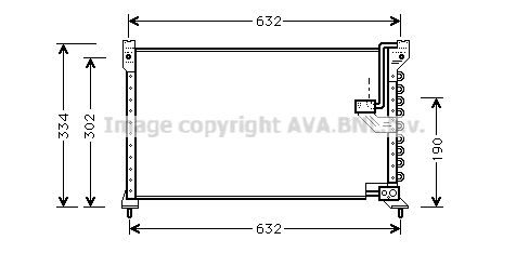 AVA QUALITY COOLING Конденсатор, кондиционер HD5085